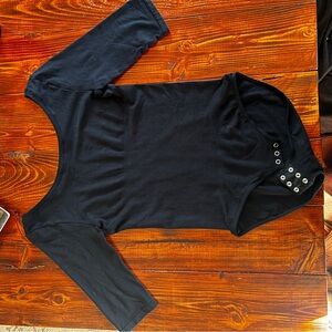 Chic Black Women's Bodysuit